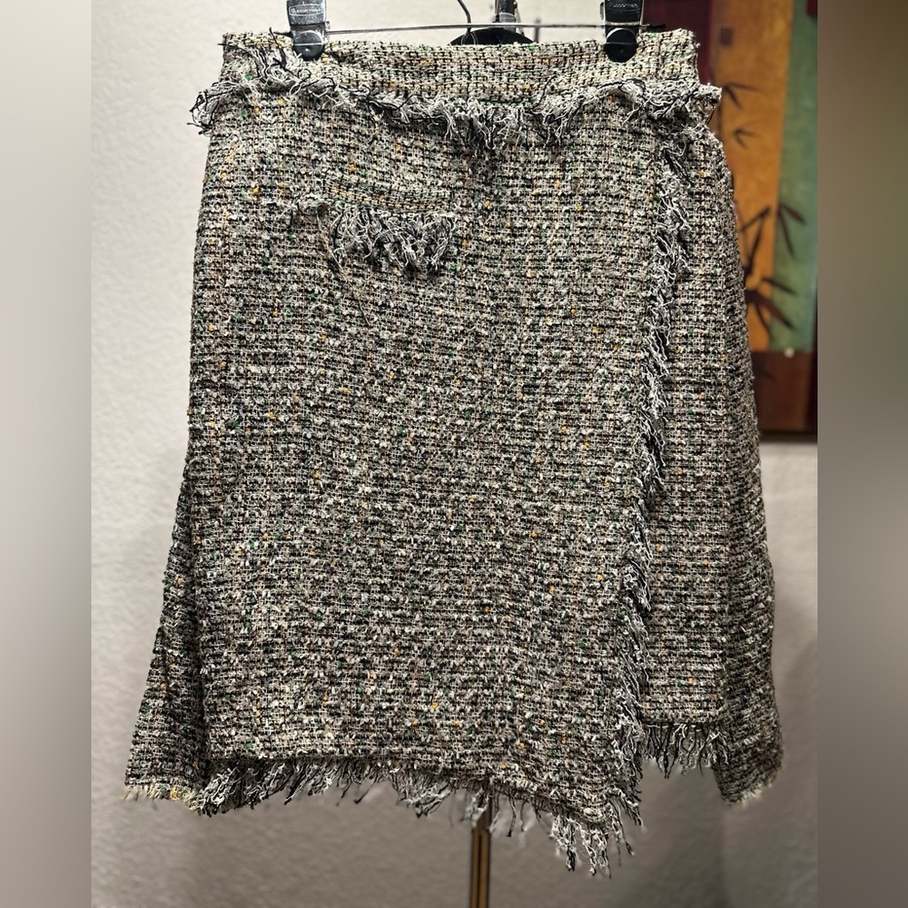 Milly fringe midi wrap skirt set size 10 - Picture 11 of 17